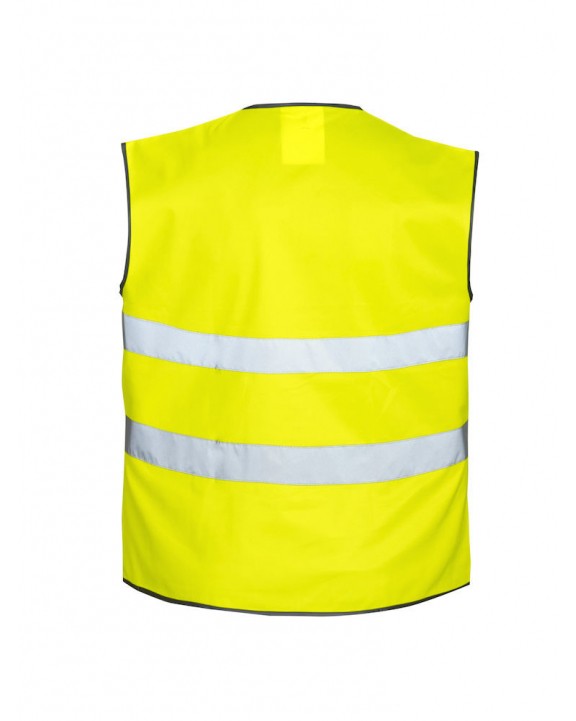 Fluohesje PROJOB 6703 SIGNALISATIEHESJE EN ISO 20471 KLASSE 2 voor bedrukking &amp; borduring