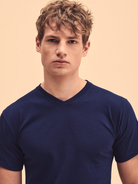 T-Shirts à personnaliser FOL T-shirt homme col v Valueweight (61-066-0) 