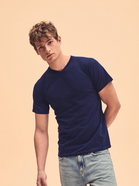 T-Shirts à personnaliser FOL T-shirt homme col v Valueweight (61-066-0) 