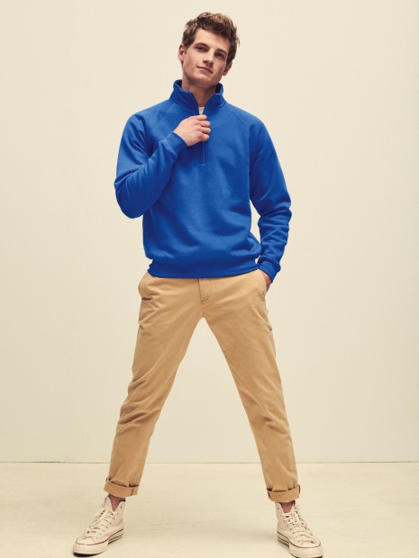 Sweat-shirts à personnaliser FOL Sweat-shirt col zippé Premium (62-032-0) 