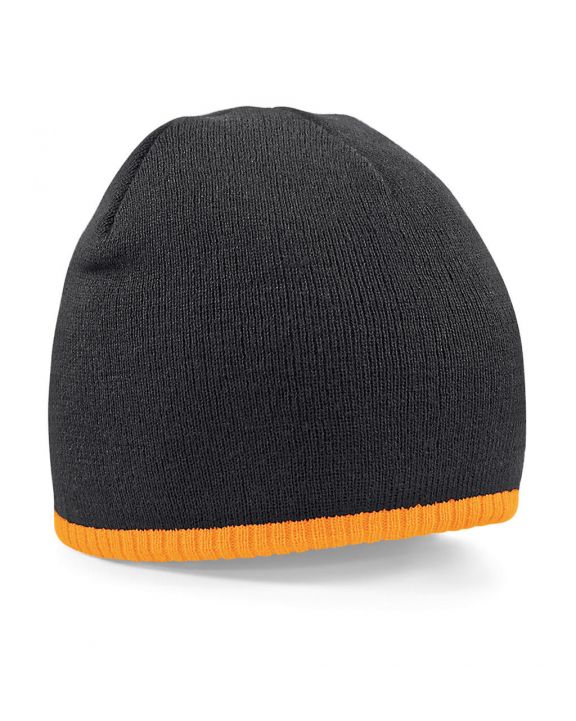 Muts, Sjaal & Wanten BEECHFIELD Two-Tone Beanie Knitted Hat voor bedrukking & borduring