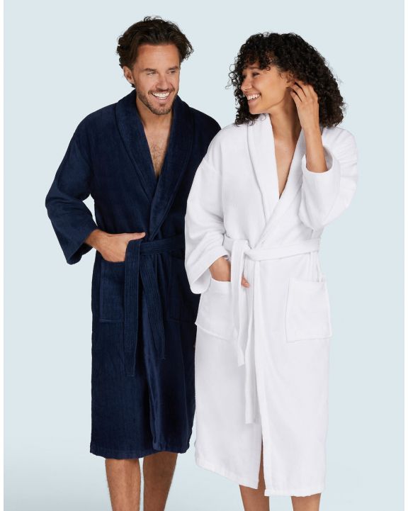 Bad artikel TOWELS BY JASSZ Como Velours Bath Robe voor bedrukking & borduring
