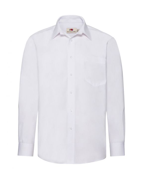 Hemd FOL Poplin Shirt Long Sleeve voor bedrukking & borduring