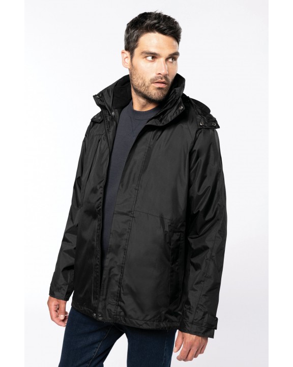 KARIBAN Herren Parka 3-in-1 Jacke personalisierbar