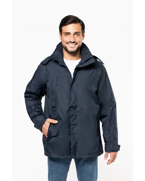 Veste personnalisable KARIBAN Parka 3 en 1 homme