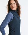 RUSSELL Ladies` Softshell Gilet Softshell personalisierbar