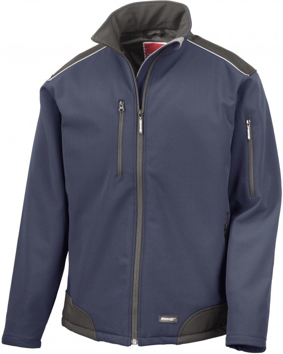 RESULT Ripstop Softshell Workwear Jacket with Cordura® Softshell personalisierbar