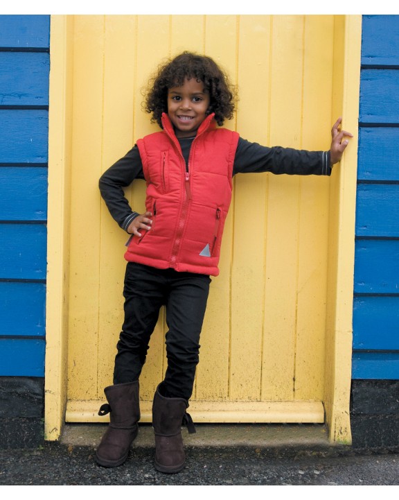 Veste personnalisable RESULT Bodywarmer doublé enfant
