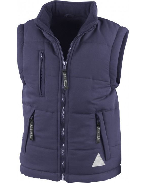Veste personnalisable RESULT Bodywarmer doublé enfant