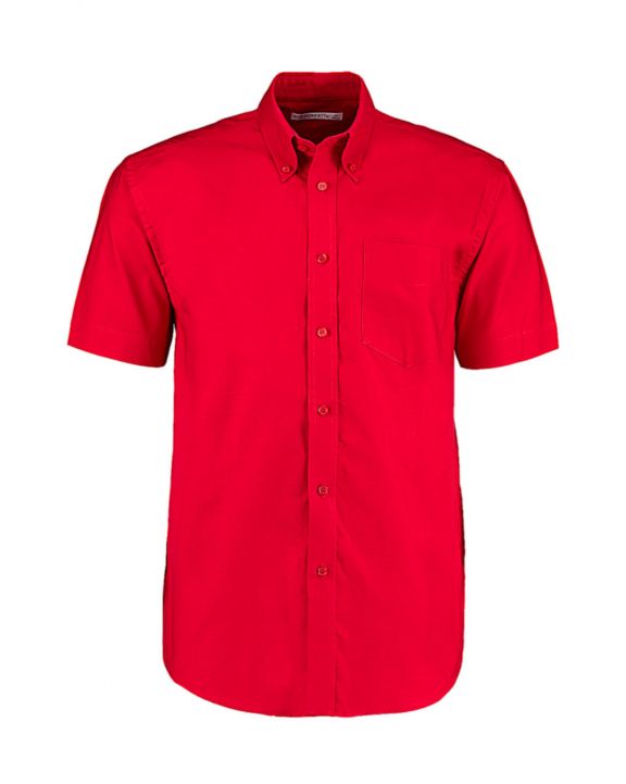 Hemd KUSTOM KIT Classic Fit Workwear Oxford Shirt SSL personalisierbar