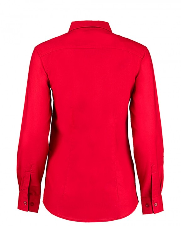 Hemd KUSTOM KIT Women's Tailored Fit Workwear Oxford Shirt voor bedrukking &amp; borduring
