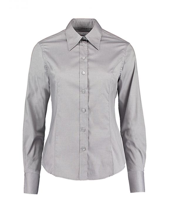 Hemd KUSTOM KIT Women's Tailored Fit Premium Oxford Shirt personalisierbar