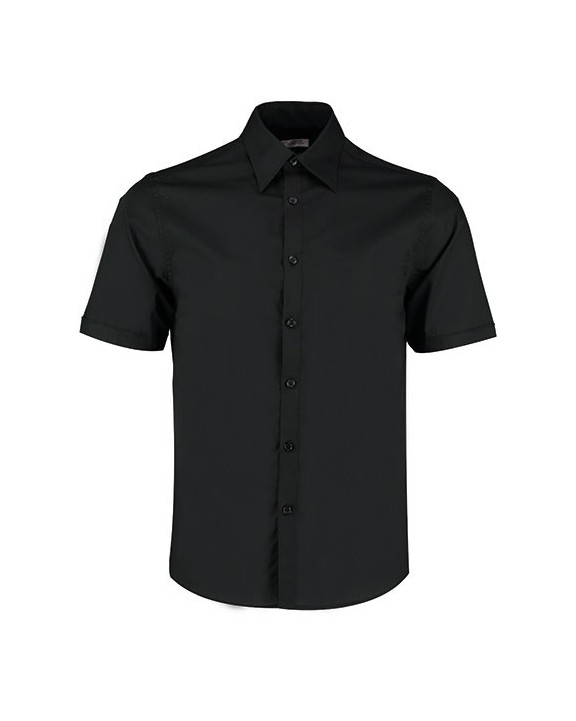 Hemd KUSTOM KIT Tailored Fit Shirt SSL voor bedrukking &amp; borduring