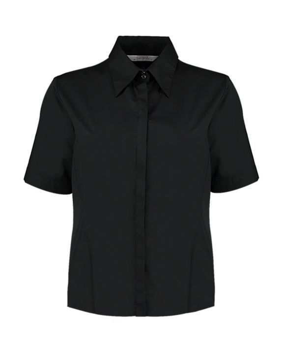 Hemd KUSTOM KIT Women's Tailored Fit Shirt SSL voor bedrukking & borduring
