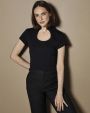 KUSTOM KIT Regular Fit Keyhole Neck Top T-Shirt personalisierbar