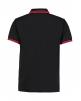 Poloshirt KUSTOM KIT Classic Fit Tipped Collar Polo personalisierbar