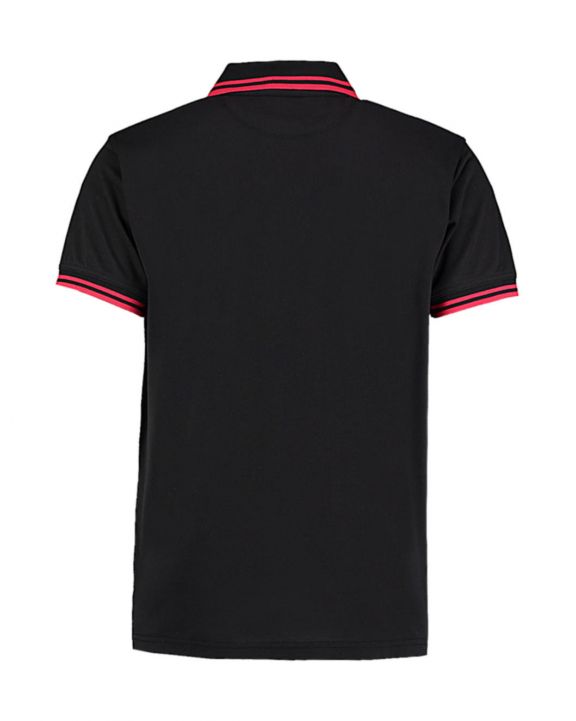 Poloshirt KUSTOM KIT Classic Fit Tipped Collar Polo personalisierbar