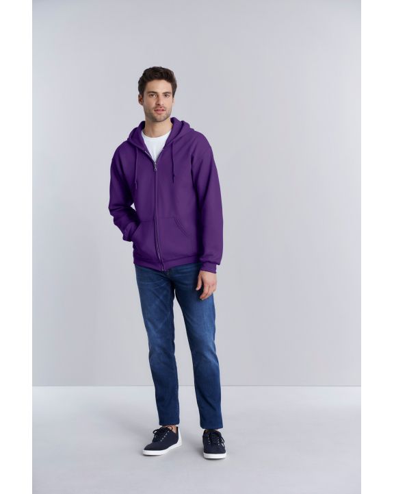 Sweater GILDAN Heavy Blend™<br/>Adult Full Zip Hooded Sweatshirt voor bedrukking & borduring
