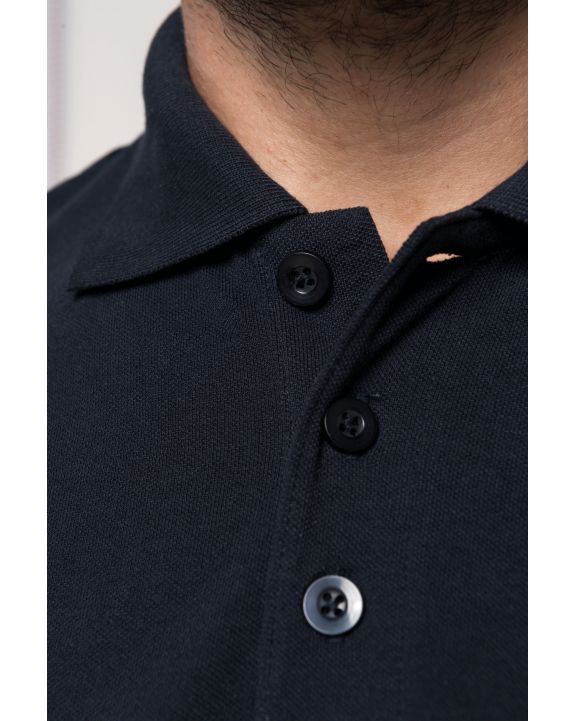 Poloshirt KARIBAN Tweekleurige piquépolo korte mouwen heren voor bedrukking & borduring