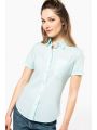 Chemise personnalisable KARIBAN Chemise popeline polycoton manches courtes entretien facile femme