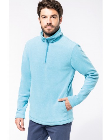 KARIBAN Enzo > Mikrofleece Pullover 1/4 Zip Polar Fleece personalisierbar