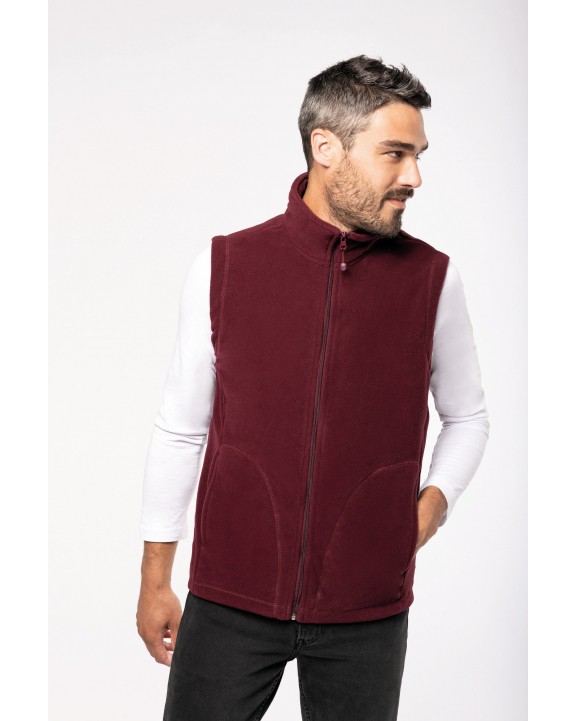 Laine polaire personnalisable KARIBAN Bodywarmer micropolaire homme