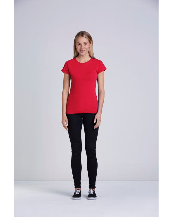 T-shirt GILDAN Softstyle® Fitted Ladies' T-shirt voor bedrukking & borduring