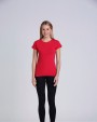 T-shirt GILDAN Softstyle® Fitted Ladies' T-shirt voor bedrukking &amp; borduring