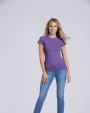T-shirt GILDAN Softstyle® Fitted Ladies' T-shirt voor bedrukking &amp; borduring