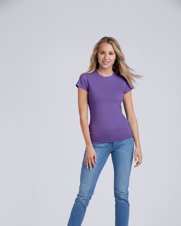 T-shirt GILDAN Softstyle® Fitted Ladies' T-shirt voor bedrukking &amp; borduring