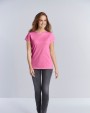 T-shirt GILDAN Softstyle® Fitted Ladies' T-shirt voor bedrukking &amp; borduring