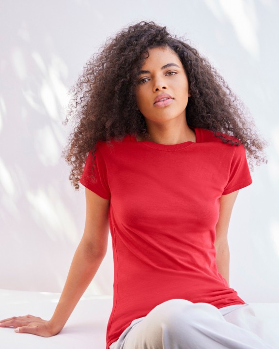 T-shirt GILDAN Softstyle® Fitted Ladies' T-shirt voor bedrukking &amp; borduring