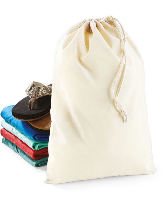 Tas & zak WESTFORDMILL Cotton Stuff Bag voor bedrukking & borduring