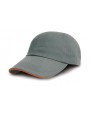 Casquette personnalisable RESULT Brushed Cotton Decorator Cap with Sandwich Peak