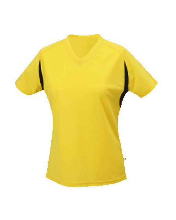 T-Shirt JAMES & NICHOLSON Running Tee-shirt Femme Manches Courtes personalisierbar