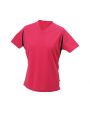 JAMES & NICHOLSON Running Tee-shirt Femme Manches Courtes T-Shirt personalisierbar