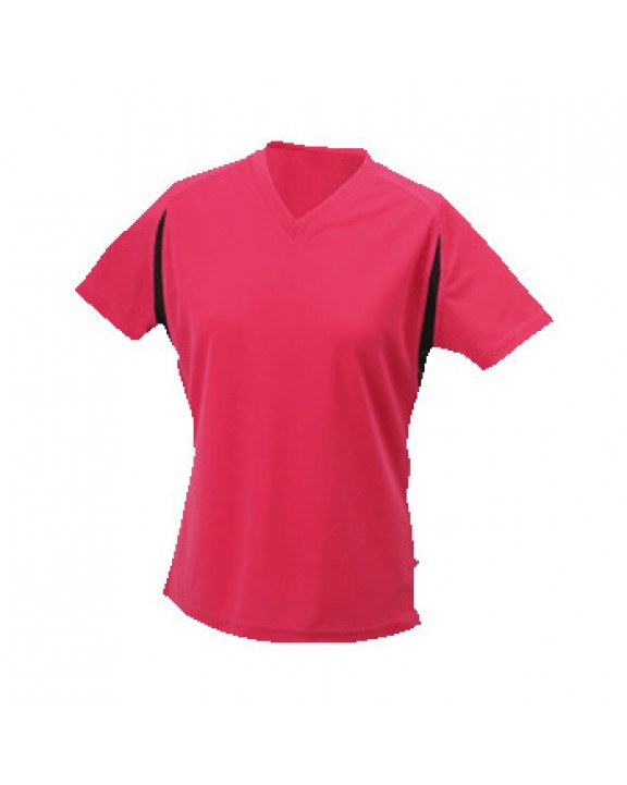 JAMES & NICHOLSON Running Tee-shirt Femme Manches Courtes T-Shirt personalisierbar