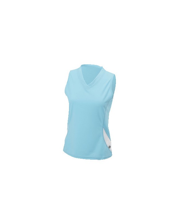 T-shirt JAMES & NICHOLSON Ladies` Running Tank voor bedrukking &amp; borduring