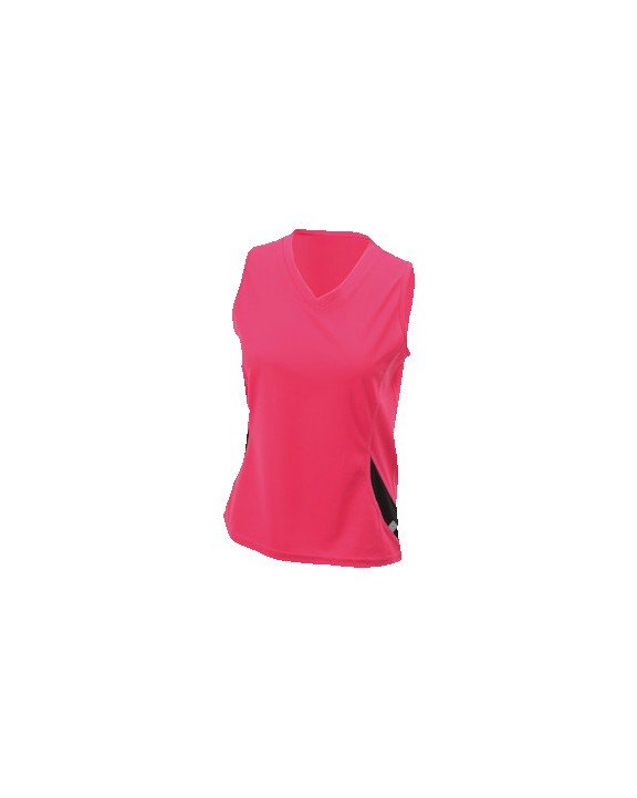 T-shirt JAMES & NICHOLSON Ladies` Running Tank voor bedrukking &amp; borduring