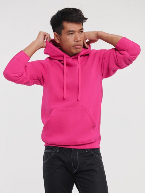 Sweat-shirts à personnaliser RUSSELL Hooded Sweatshirt FUCHSIA