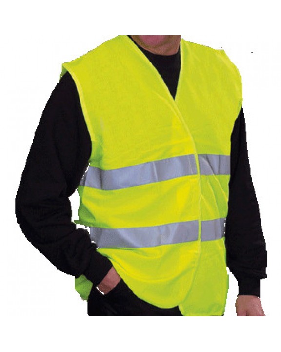 Fluohesje WOWOW Gilet de signalisation 010065 voor bedrukking &amp; borduring