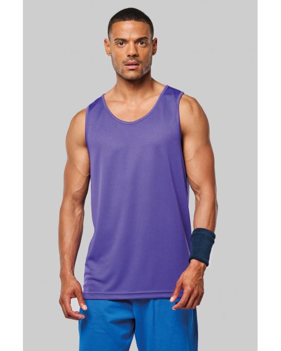 T-Shirt PROACT Herren Basic Sport Funktionsshirt ärmellos personalisierbar