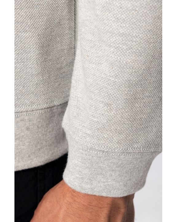 Sweater KARIBAN Trucker - Ritskraagsweater voor bedrukking & borduring