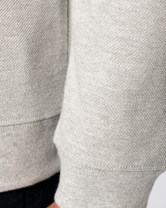 Sweater KARIBAN Trucker - Sweater met Ritskraag voor bedrukking &amp; borduring