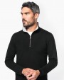 Sweater KARIBAN Trucker - Sweater met Ritskraag voor bedrukking &amp; borduring