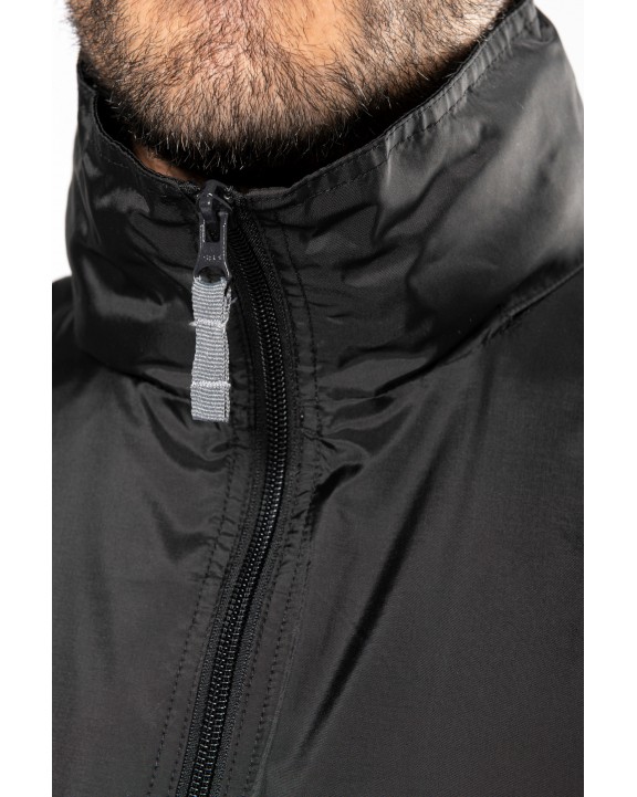 KARIBAN Gefütterte Windjacke für Herren Jacke personalisierbar