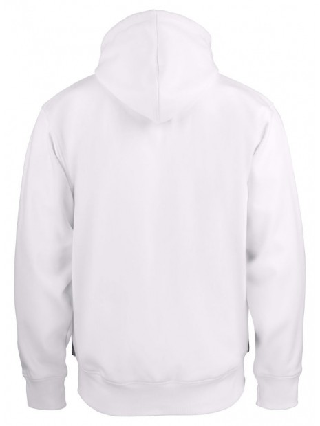 PROJOB 2116 SWEATSHIRTFULL ZIP blanc personnalisable