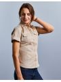 Chemise personnalisable RUSSELL Ladies' Roll Sleeve Shirt Short Sleeve