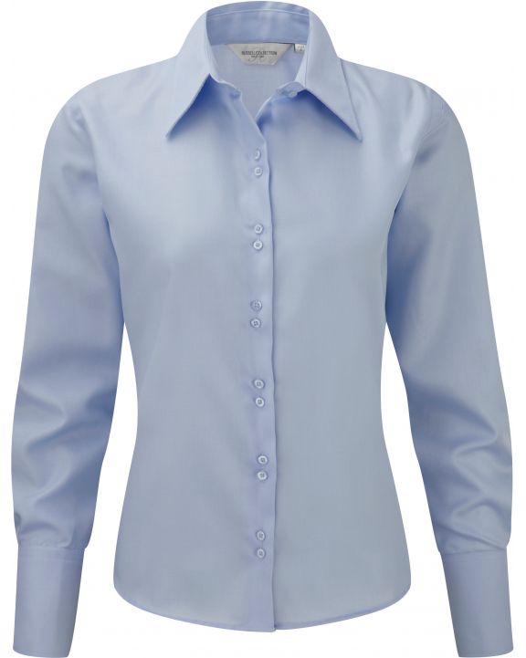 Hemd RUSSELL Ladies' Long Sleeve Ultimate Non-Iron Shirt personalisierbar