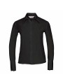 RUSSELL Chemise femme manches longues Non Iron noir personnalisable